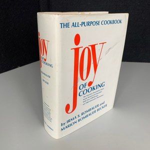 JOY OF COOKING By Irma Von Starkloff Rombauer & Marion Rombauer Becker  Hardcove